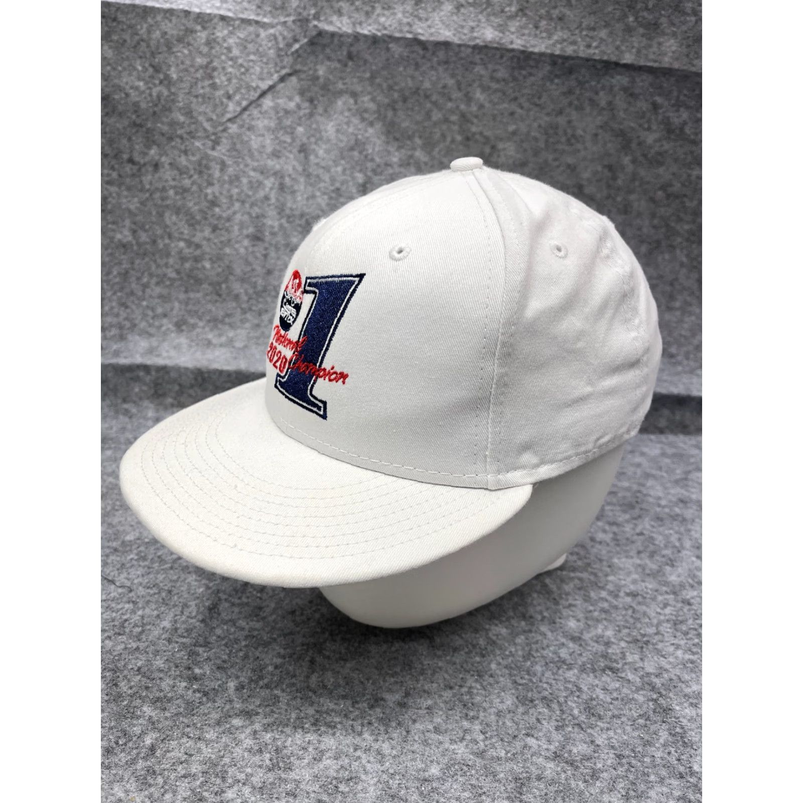 New Era USA BMX National Champion 2020 Hat Adult One Size White Cotton Snap Back BMX Size ONE SIZE - 4 Thumbnail
