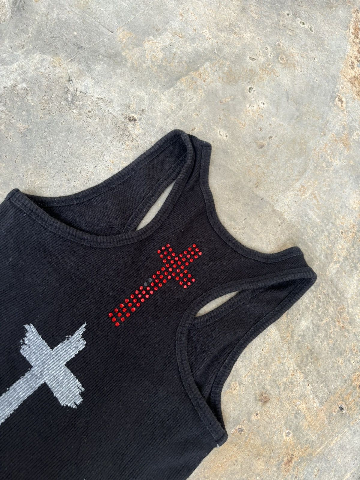 Hysteric Glamour × If Six Was Nine × Japanese Brand Y2k Poem Skull Glavil Ifsixwasnine Punk style Tank top Size M / US 6-8 / IT 42-44 - 4 Thumbnail