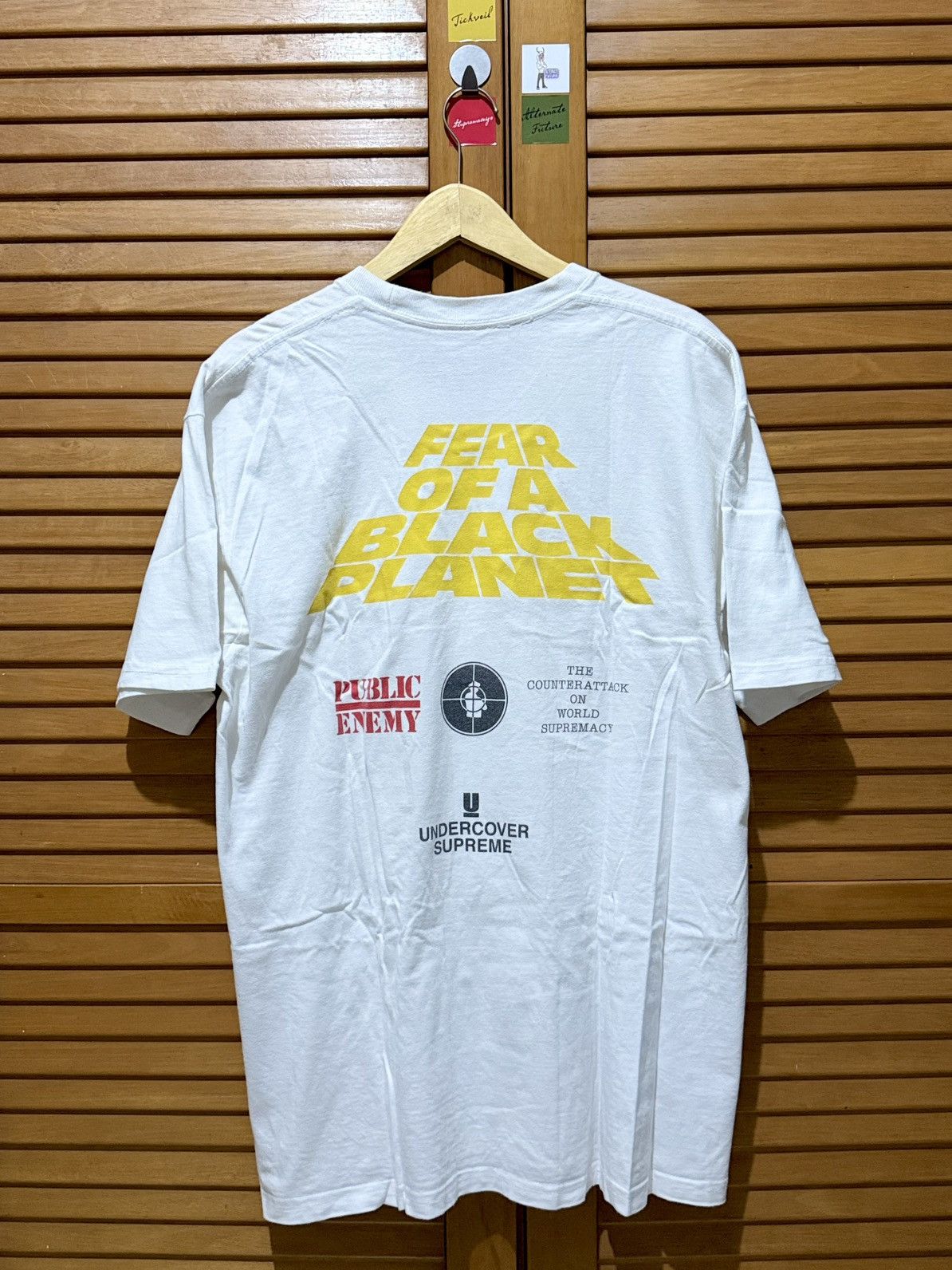 Public Enemy × Supreme × Undercover Supreme x Undercover Public Enemy White House Tee White Size US XL / EU 56 / 4 - 3 Thumbnail