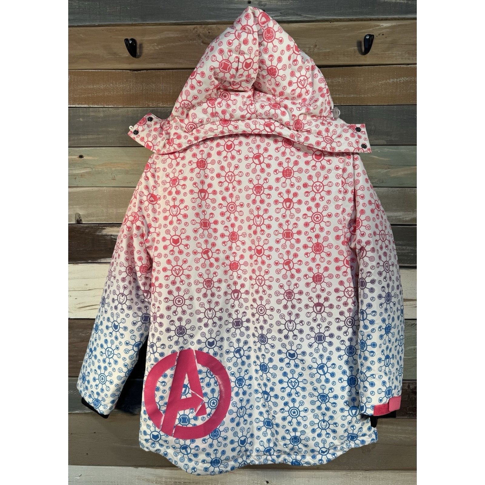 Marvel Comics FUN WEAR Marvel Avengers Girls Pink Winter Jacket Coat Ski S Size XL / US 12-14 / IT 48-50 - 11 Thumbnail