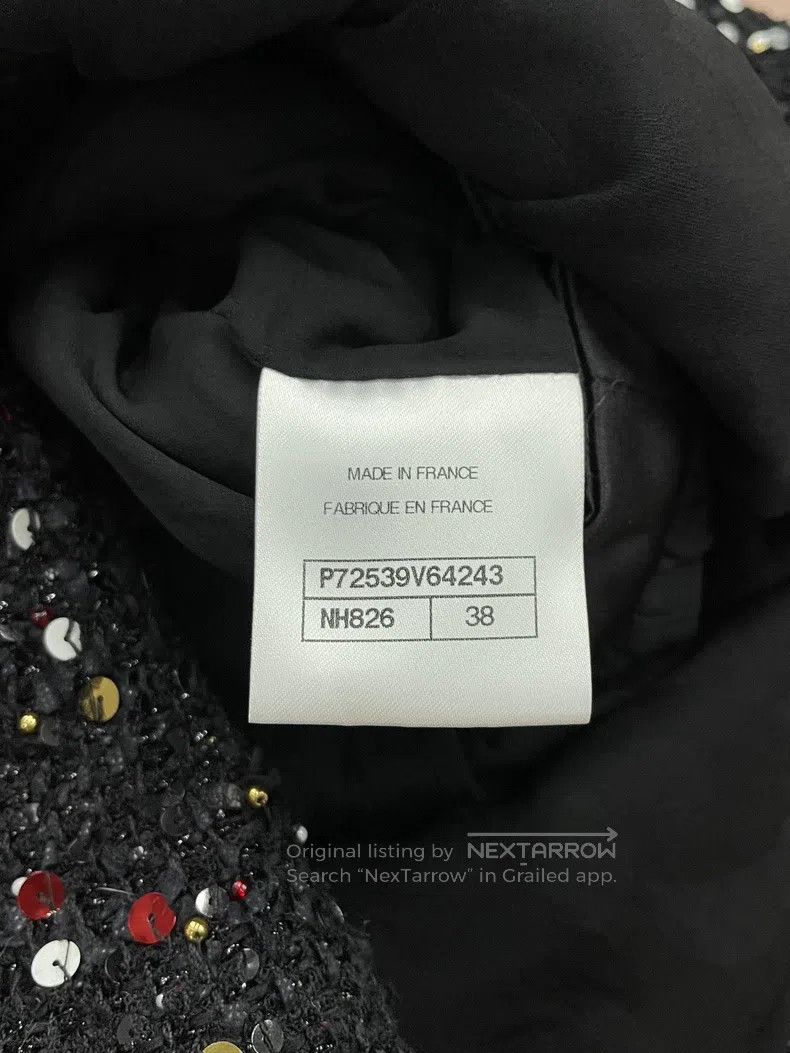 Chanel Chanel 22S heavy industry sequins full of stars black gold Size XS / US 0-2 / IT 36-38 - 5 Thumbnail