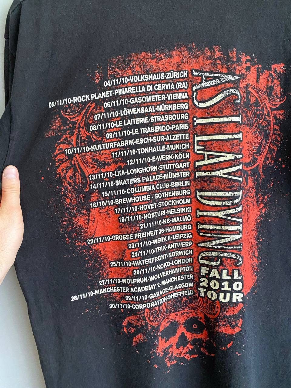 Vintage As I Lay Dying Vintage Metal Rock T-Shirt Fall Tour Size M Size US M / EU 48-50 / 2 - 11 Thumbnail