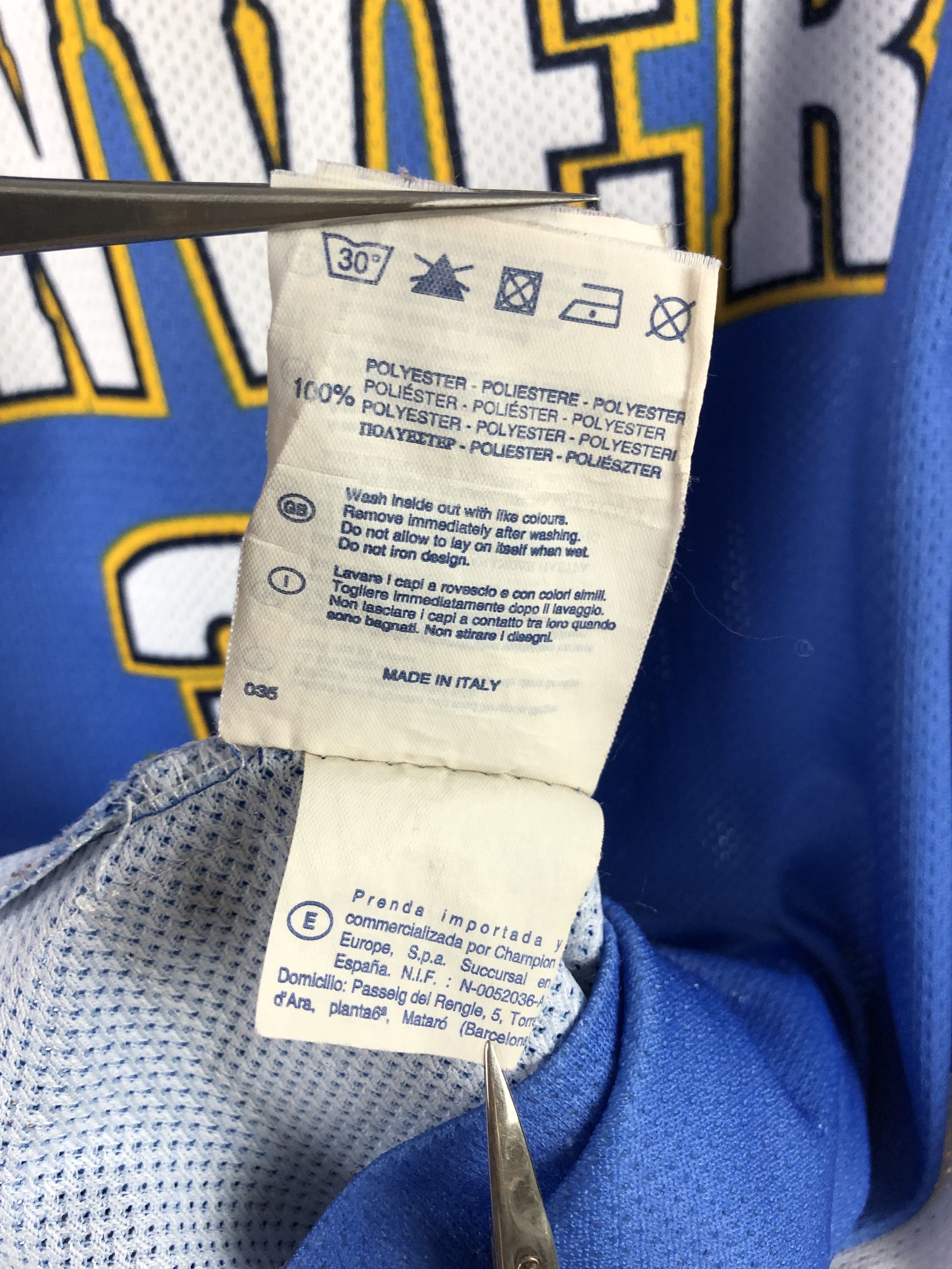 NBA Vintage Champion Iverson Jersey NBA Shirt Denver Nuggets Size US L / EU 52-54 / 3 - 12 Thumbnail