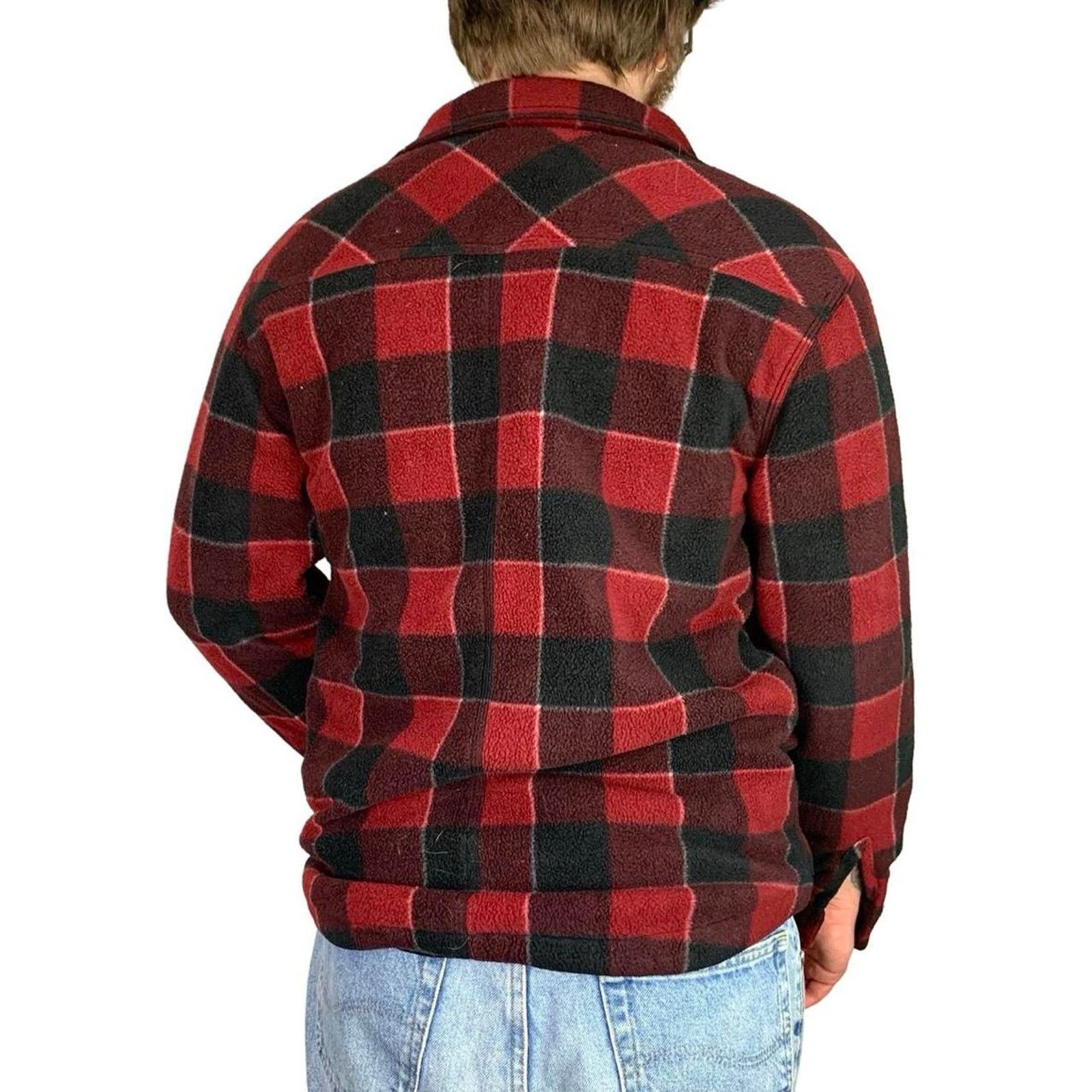 Dickies × Vintage Vintage Dickies Plaid Quilted Fleece Button Up Flannel Size US M / EU 48-50 / 2 - 3 Thumbnail