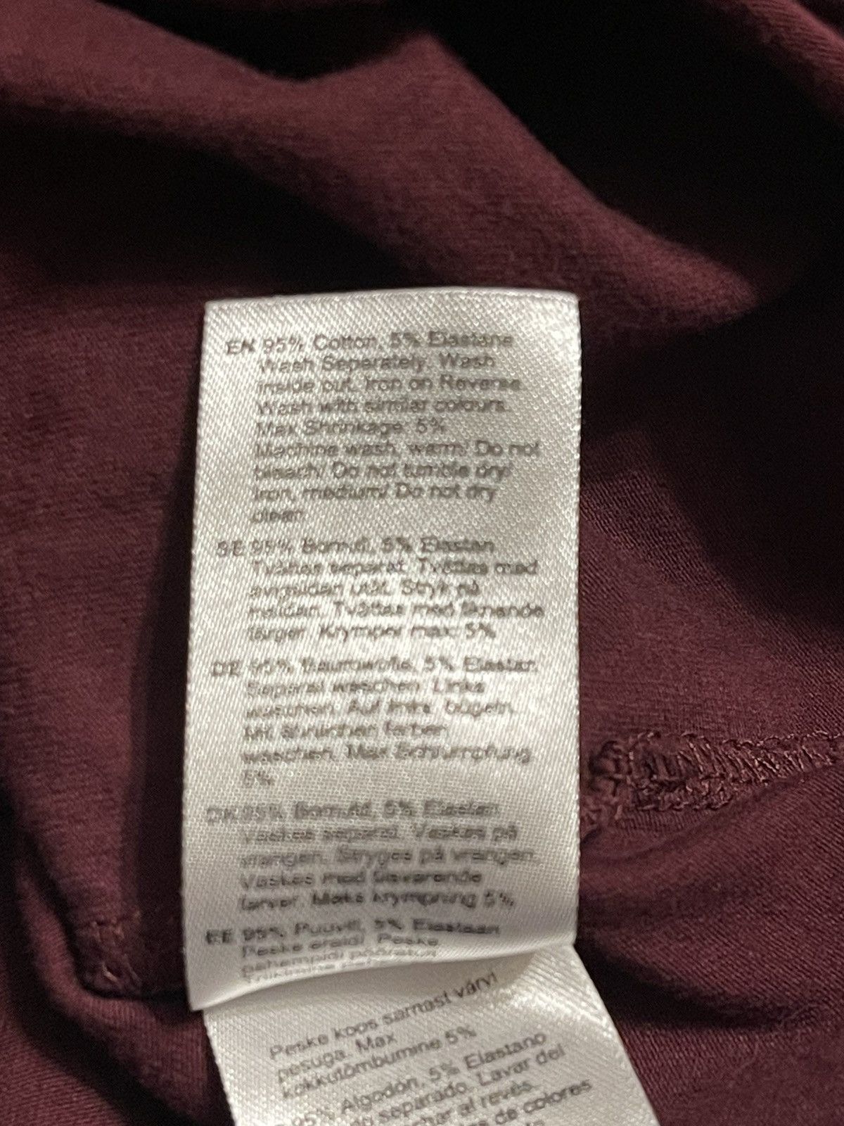 Other Better Bodies Men’s Large Burgundy Gym Tapered Tee Size US L / EU 52-54 / 3 - 9 Thumbnail