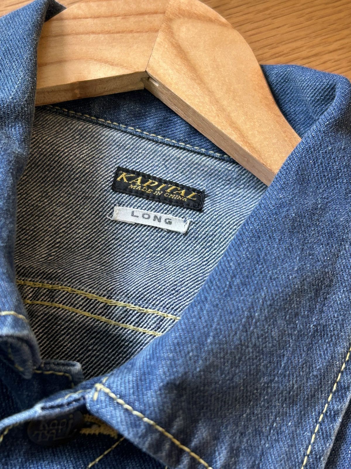 Kapital 2015 Kapital smiley denim trucker jacket Size US S / EU 44-46 / 1 - 2 Thumbnail
