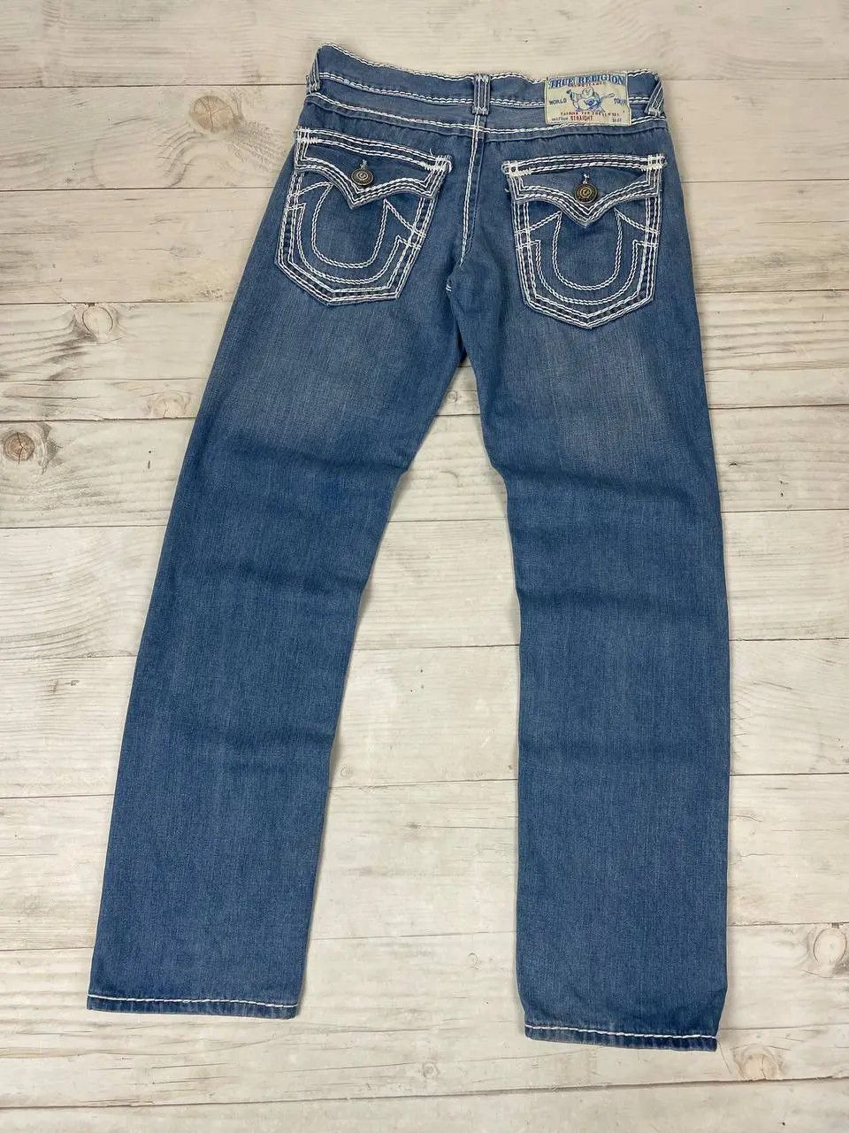True Religion Vintage True Religion Straight Denim Jeans Japan Baggy 90s Size US 32 / EU 48 - 1 Thumbnail