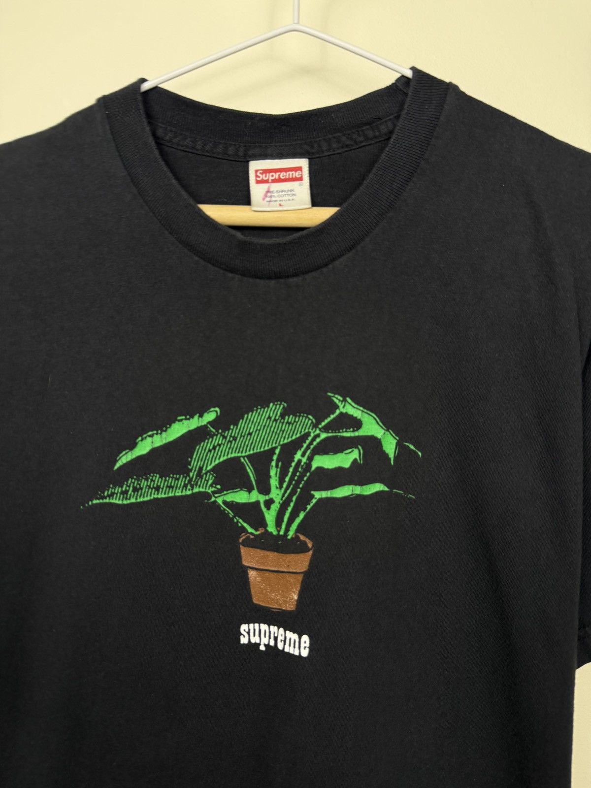 Supreme Supreme Plant Tee Black — Size L — Made in USA Size US L / EU 52-54 / 3 - 2 Thumbnail