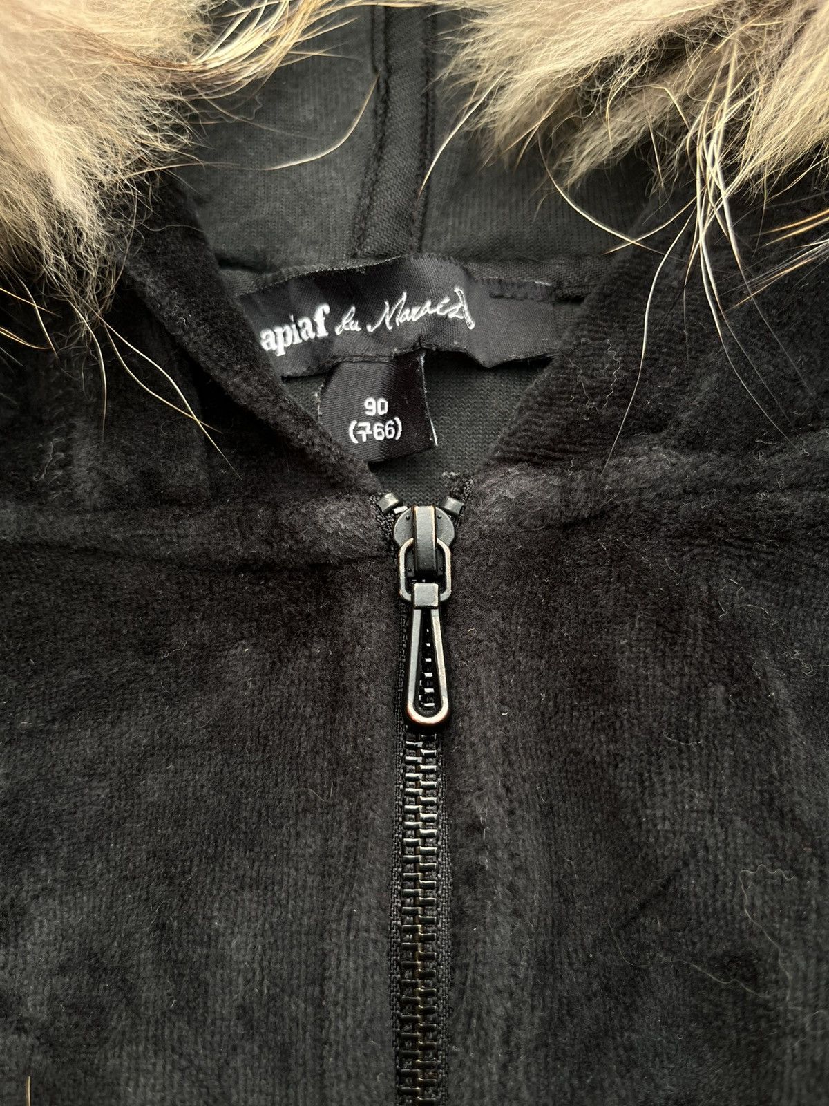 If Six Was Nine JAPANESE LAPIAF VELVET FUR FAUX HOODIE Size US S / EU 44-46 / 1 - 4 Thumbnail