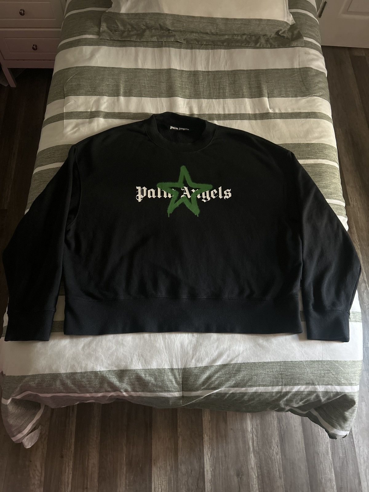 Palm Angels Star Sprayed Sweatshirt