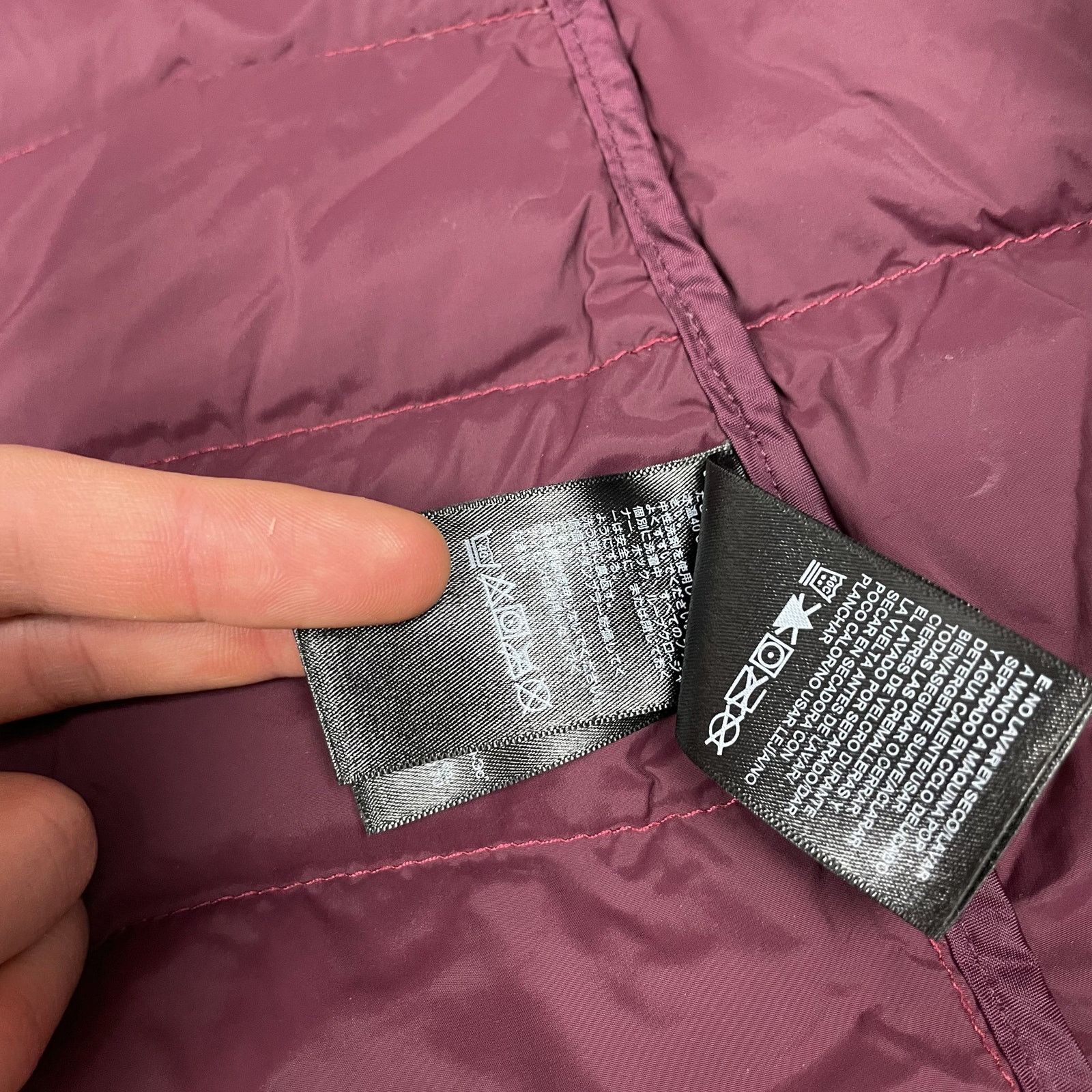 The North Face The North Face Women's Burgundy Full Zip Puffer Jacket Small Size S / US 4 / IT 40 - 15 Thumbnail