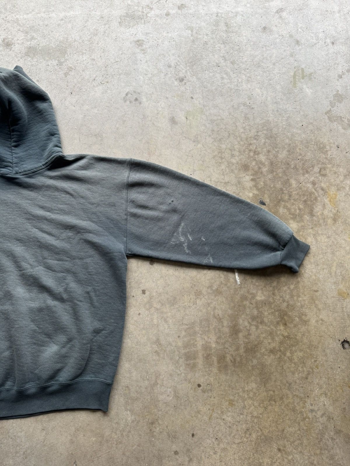 Akimbo Club × Russell Athletic × Vintage Vintage 90s Russell Athletic Blank Faded Green Hoodie Size US XL / EU 56 / 4 - 7 Thumbnail