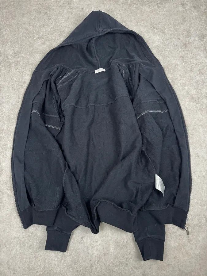 Dior AW2011 Dior Navy & Grey Studded Zip-up Hoodie Size US S / EU 44-46 / 1 - 7 Thumbnail