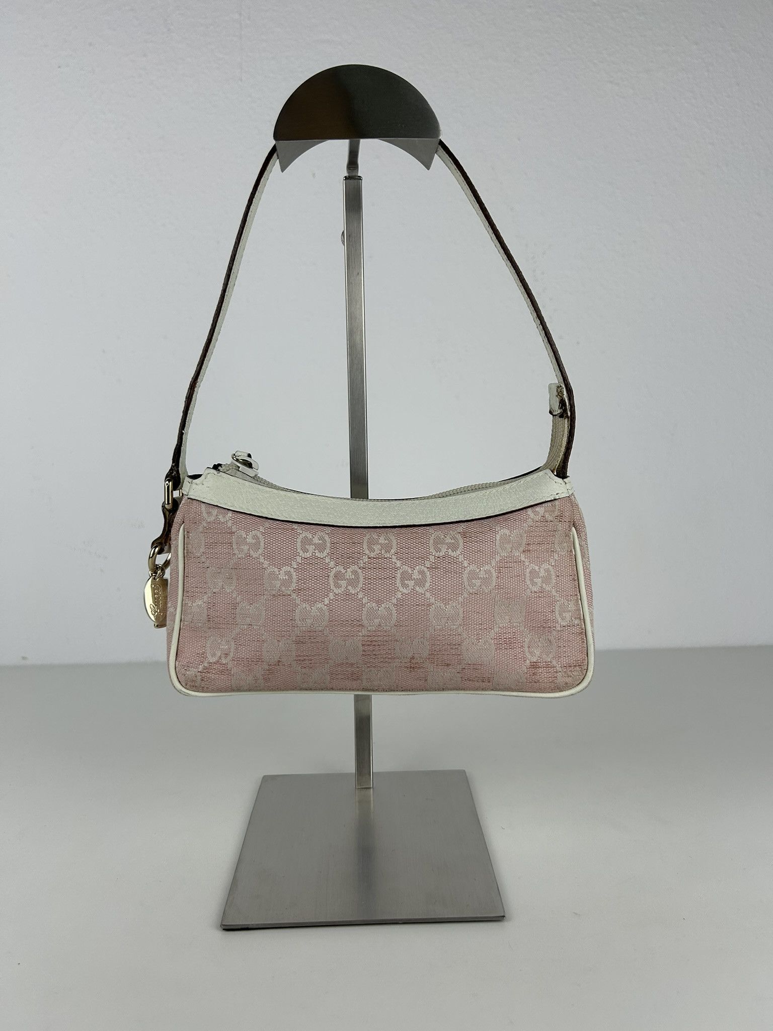 Gucci Gucci pink gg monogram canvas pochette Size ONE SIZE - 2 Thumbnail