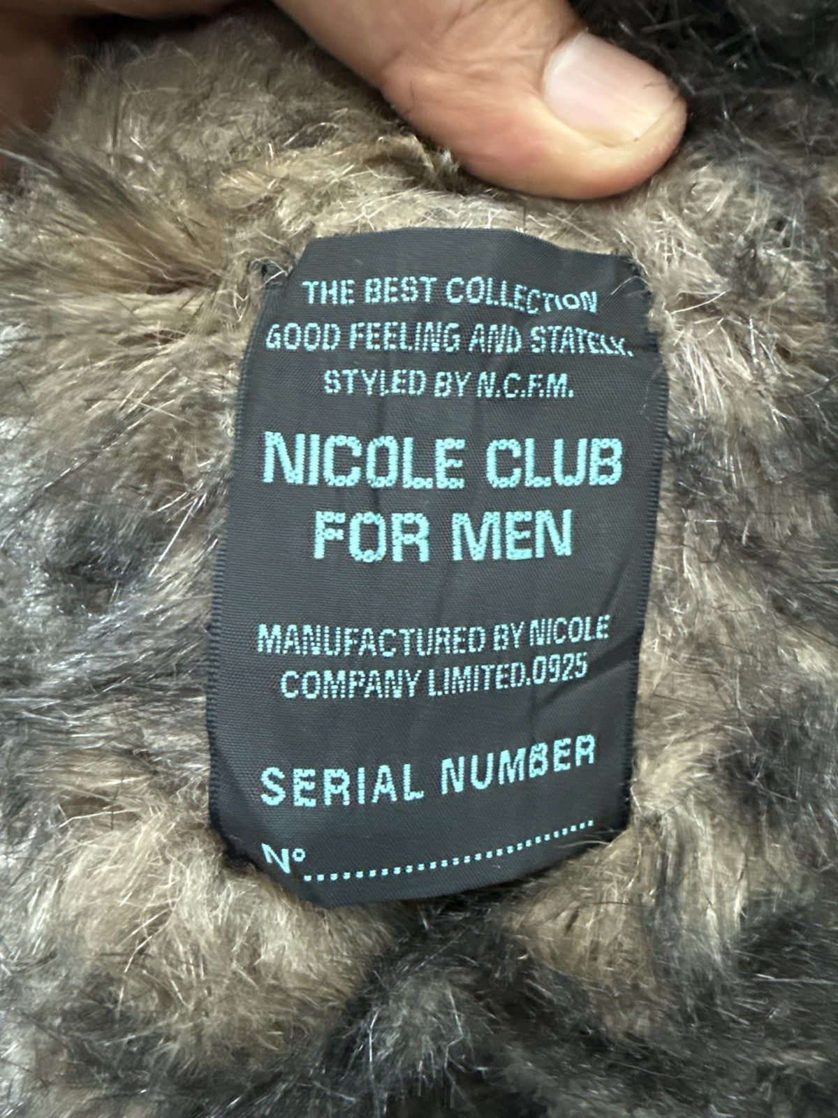 Nicole Club CABLE KNIT WITH FUR INNER NICOLE CLUB KAPITAL STYLE Size US M / EU 48-50 / 2 - 8 Thumbnail