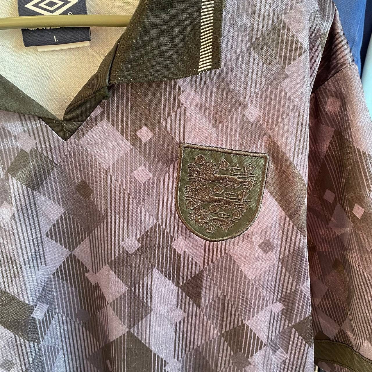 Umbro × Vintage Vintage Umbro England 1990 Home National soccer jersey Size US L / EU 52-54 / 3 - 3 Thumbnail