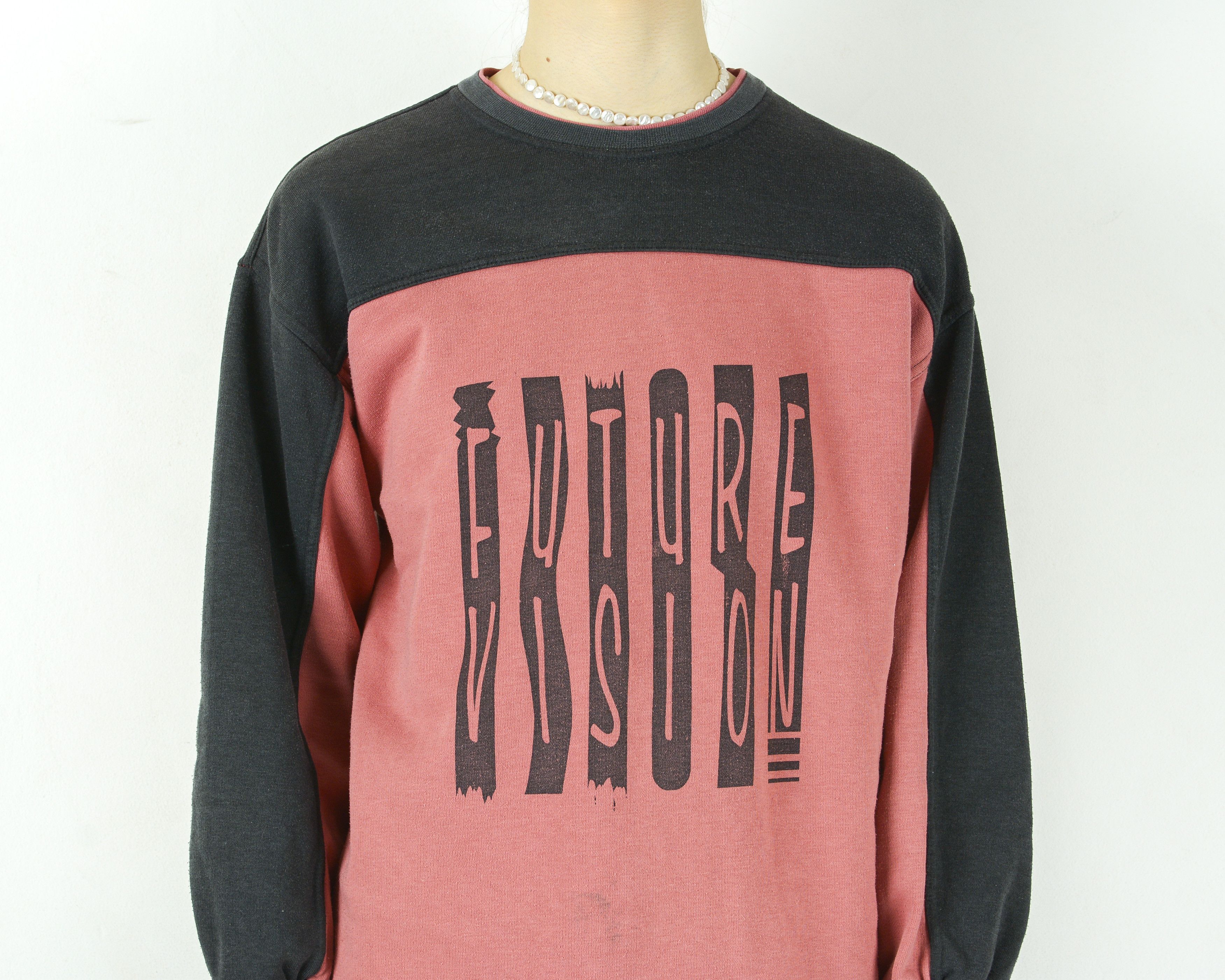 Other × Vintage Future Vision Pullover Jumper Sweatshirt 3/4 Sleeves Sweater Size S / US 4 / IT 40 - 4 Thumbnail