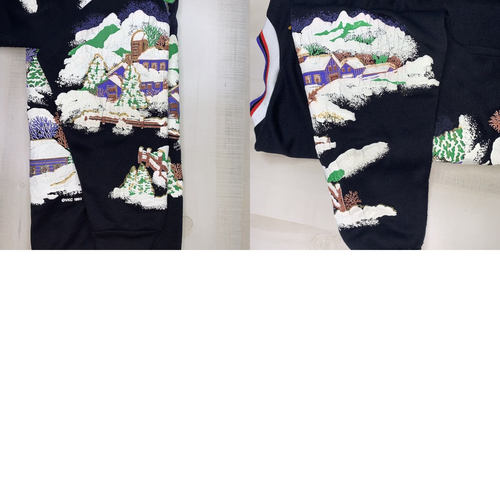 Vintage VINTAGE Nutcracker Christmas Sweater Womens Large Black Pullover 1992 USA Made Puffy Graphics Size L / US 10 / IT 46 - 8 Thumbnail