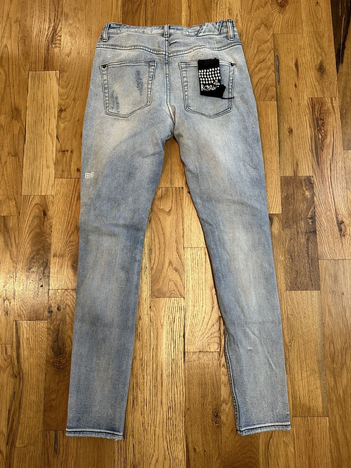 Ksubi Ksubi Plain Blue Distressed Denim Jeans Size 30 Size US 30 / EU 46 - 2 Thumbnail