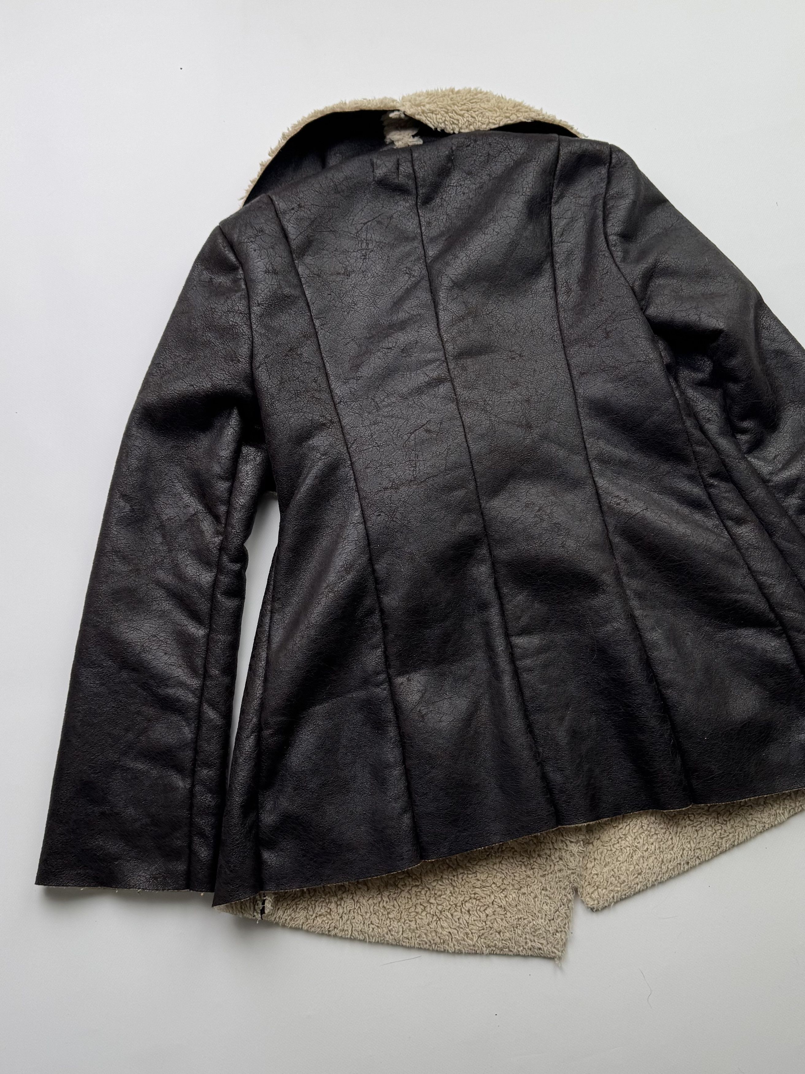Japanese Brand Vintage Faux Sheepskin Coat B731(V275)E2 Size M / US 6-8 / IT 42-44 - 7 Thumbnail