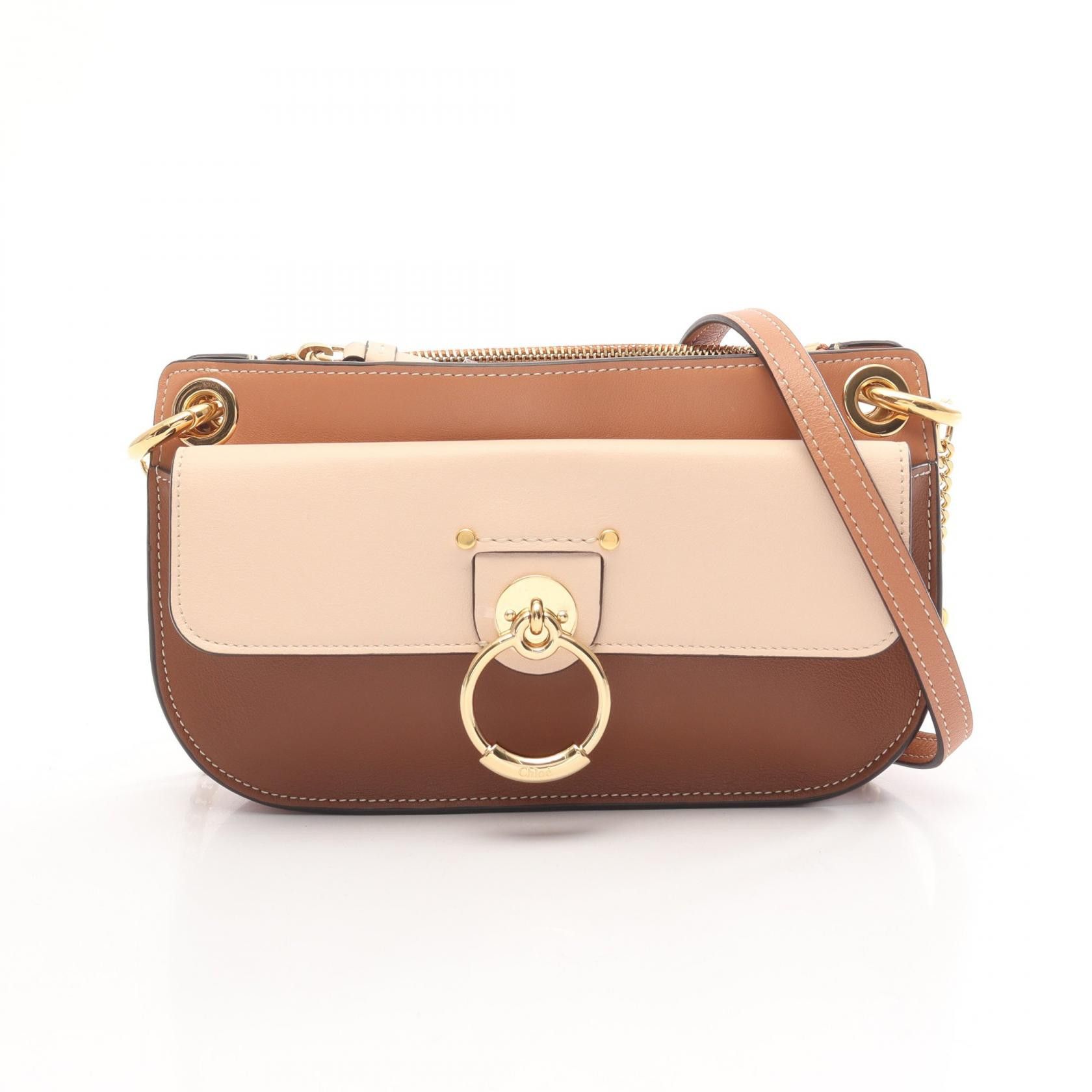 Chloe Chloe Chloe Tess Leather Shoulder Bag Leather Shoulder Bag DUTY FREE for USA Size ONE SIZE - 1 Thumbnail