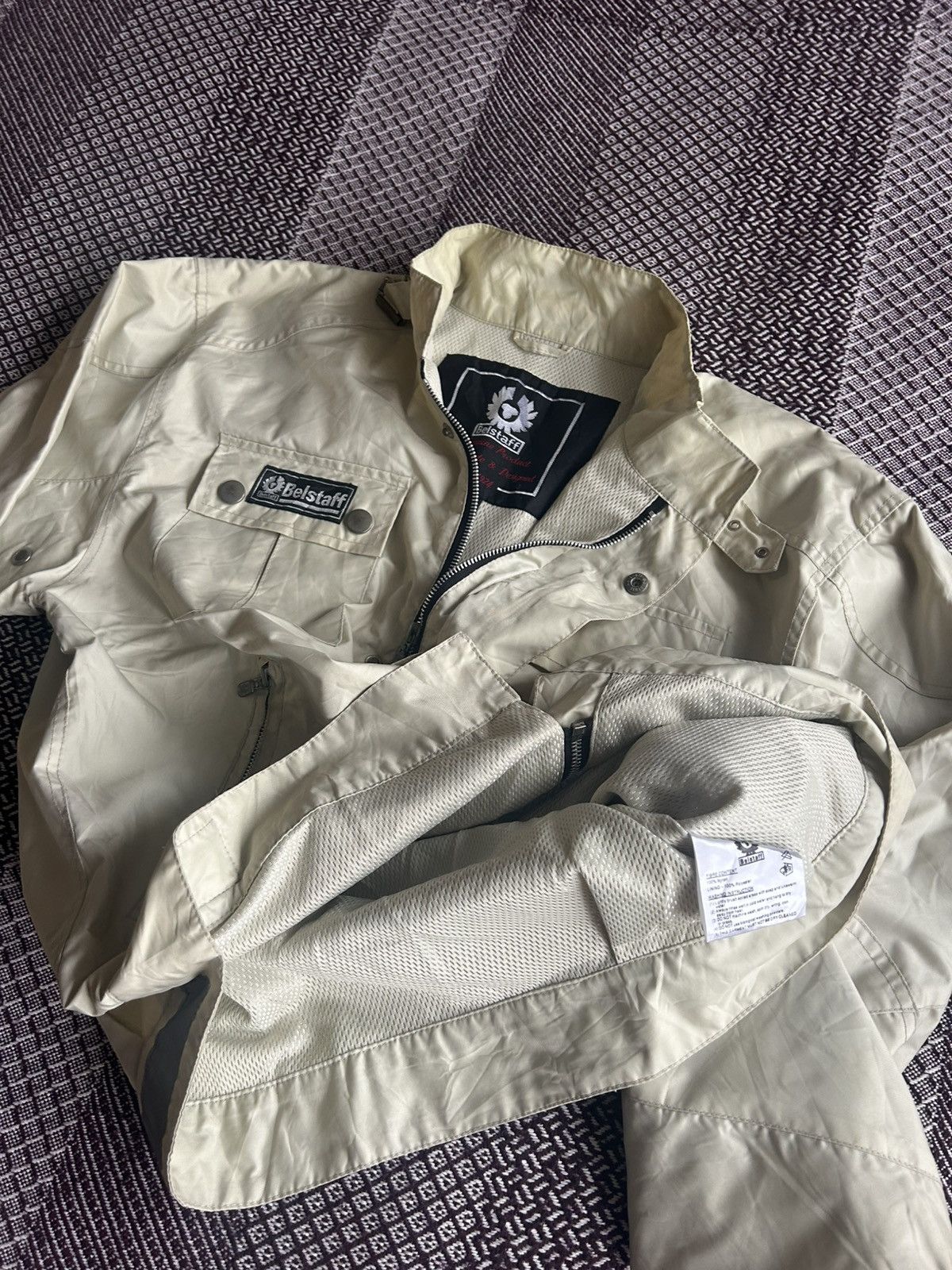 Belstaff Vintage Belstaff Nylon Bomber Jacket Unisex 00s Rare Casual Size US L / EU 52-54 / 3 - 16 Thumbnail
