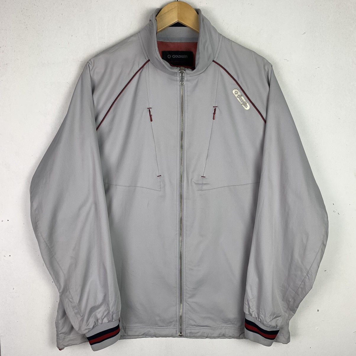 Japanese Brand × Vintage Vintage Goldwin Full Zipper Light Jacket Size US XL / EU 56 / 4 - 1 Thumbnail