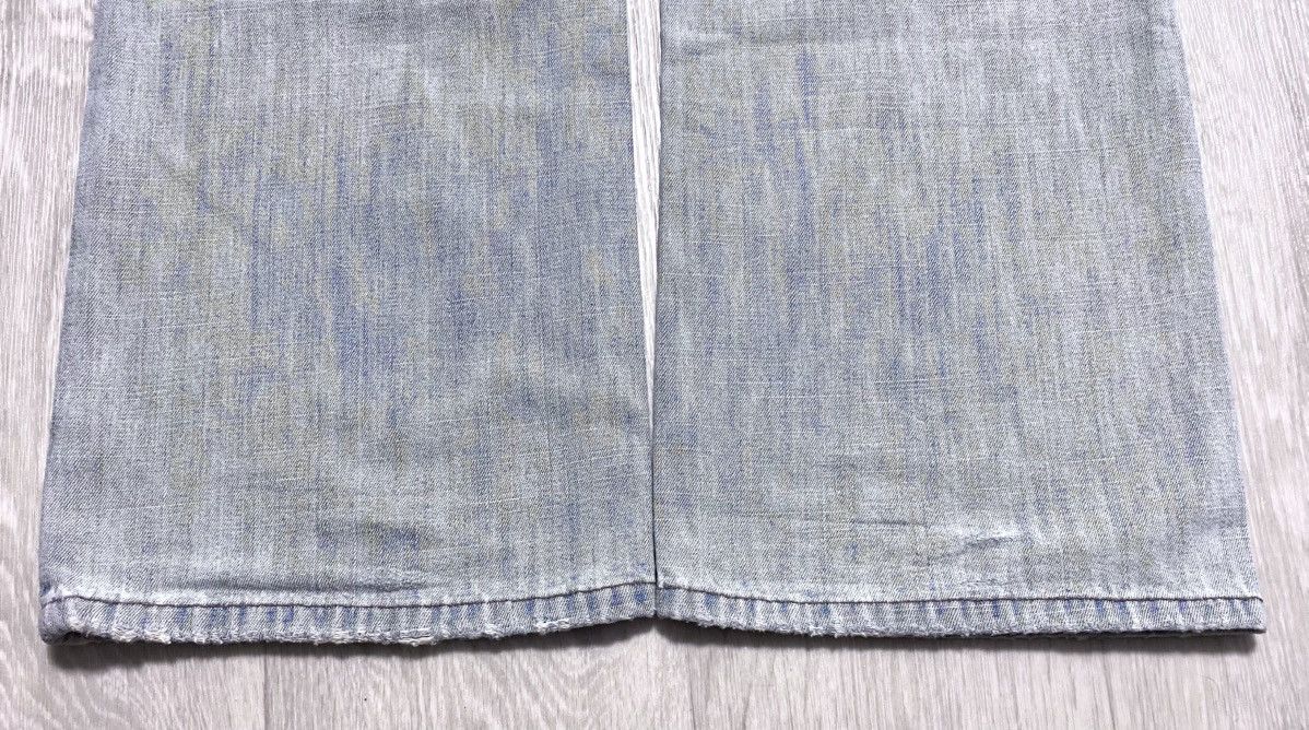 Miu Miu Vintage Archival Miu Miu Washed Blue Distressed Jeans Denim Size US 36 / EU 52 - 22 Thumbnail