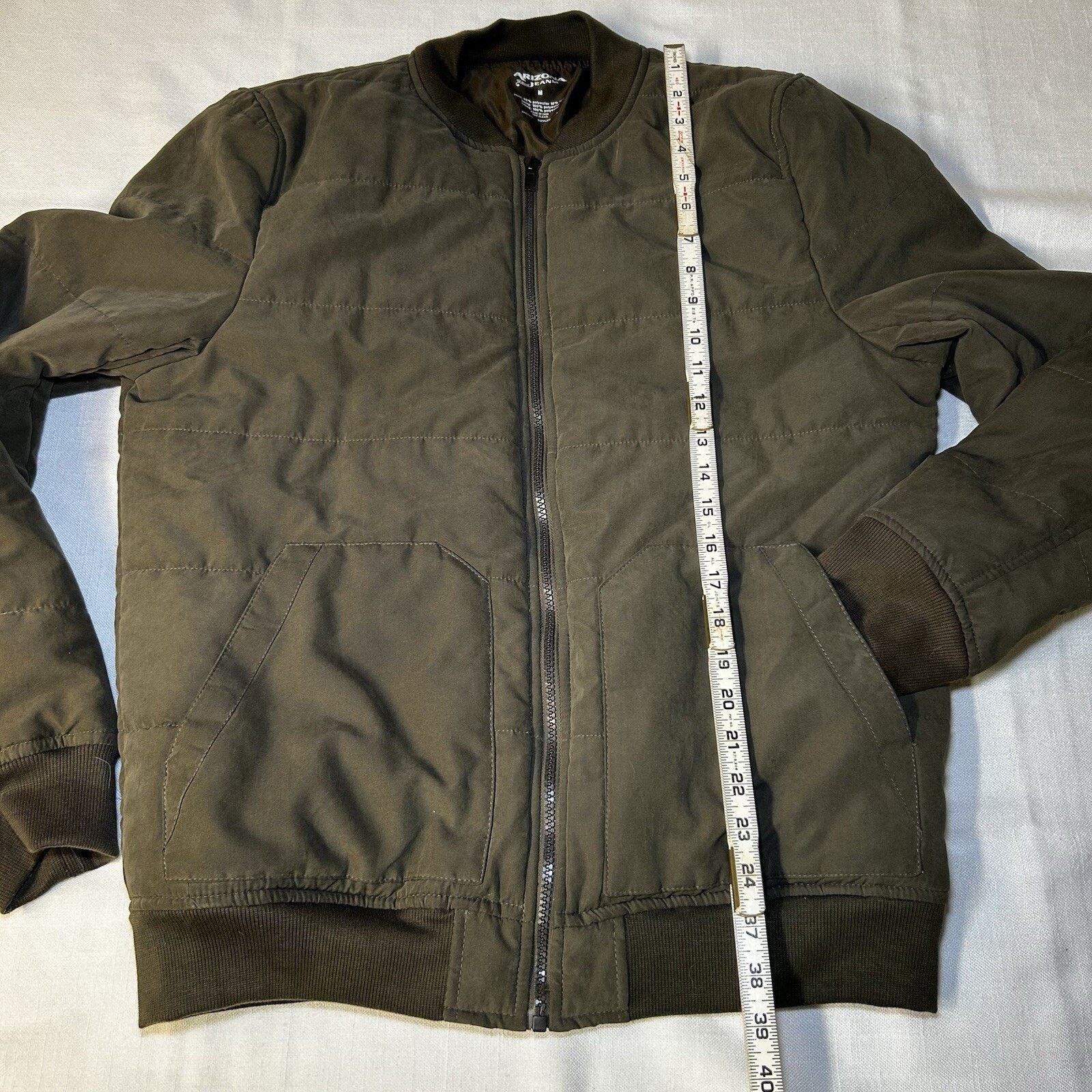 Arizona Jean Co. Jacket Arizona Jean Company Medium Army Green Quilted Lined Size US M / EU 48-50 / 2 - 4 Thumbnail
