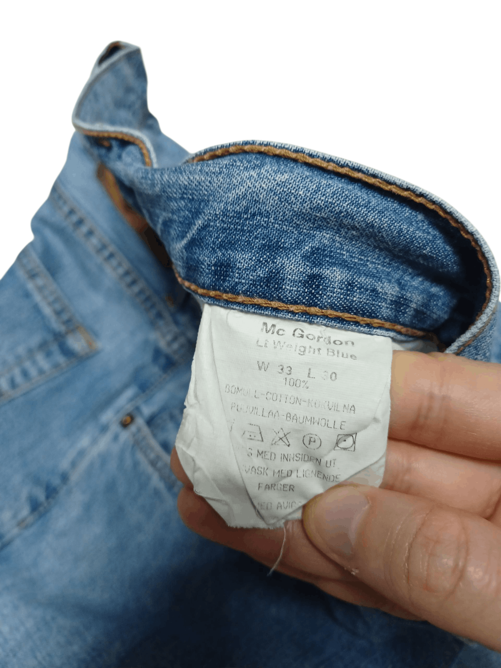 Other MCGORDON VINTAGE FIRE RELAXED SKY BLUE JEANS DENIM Size US 33 - 3 Thumbnail
