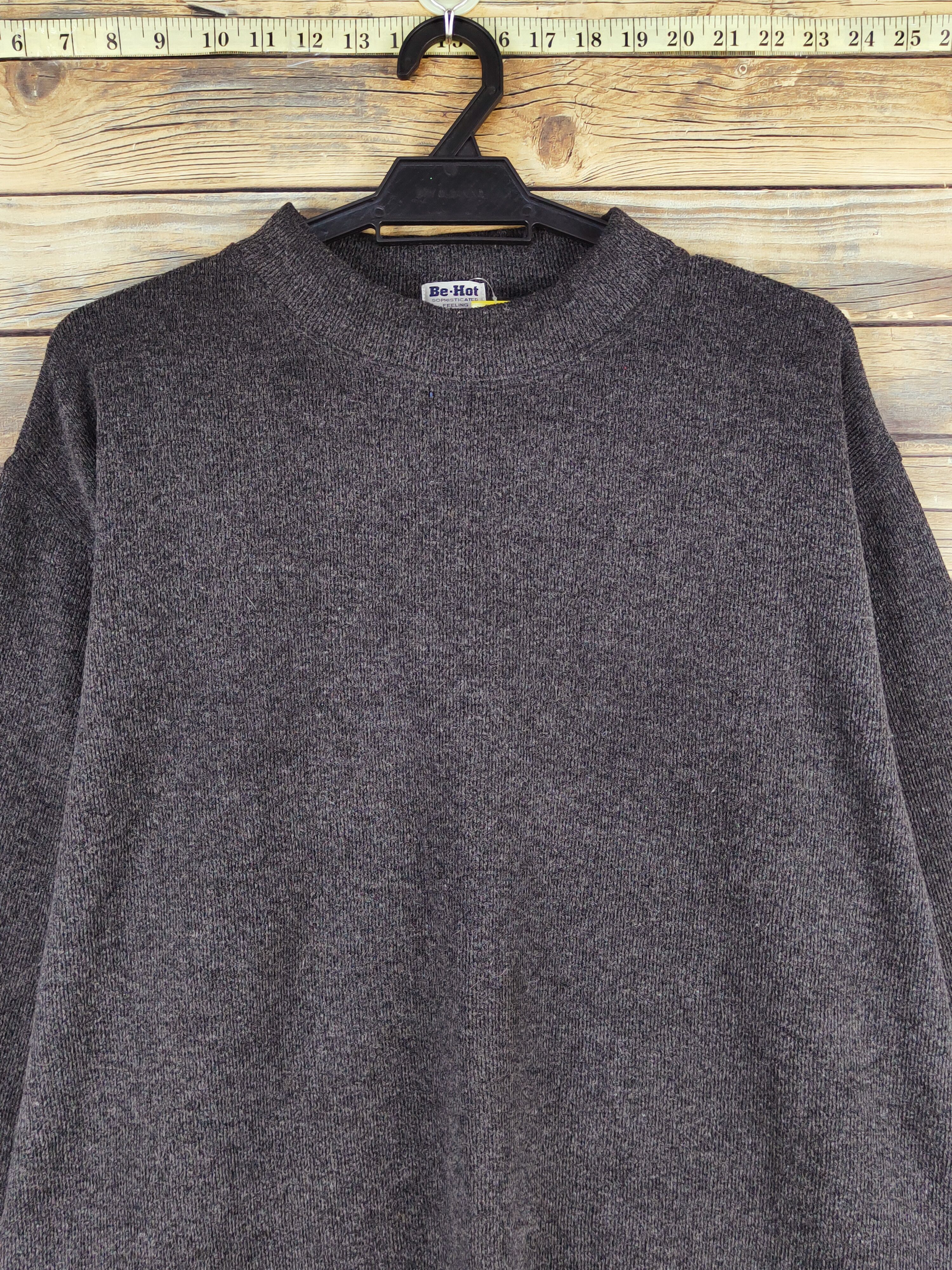 Japanese Brand × Vintage Be Hot Black Sweatshirts #W1148 Size US XL / EU 56 / 4 - 2 Thumbnail
