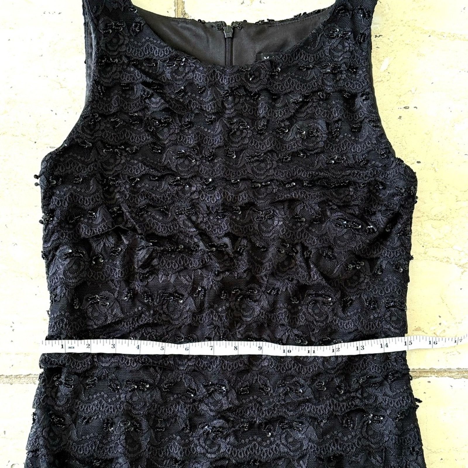 Other MARINA Black Dress with Beads, Size 8 Size M / US 6-8 / IT 42-44 - 7 Thumbnail