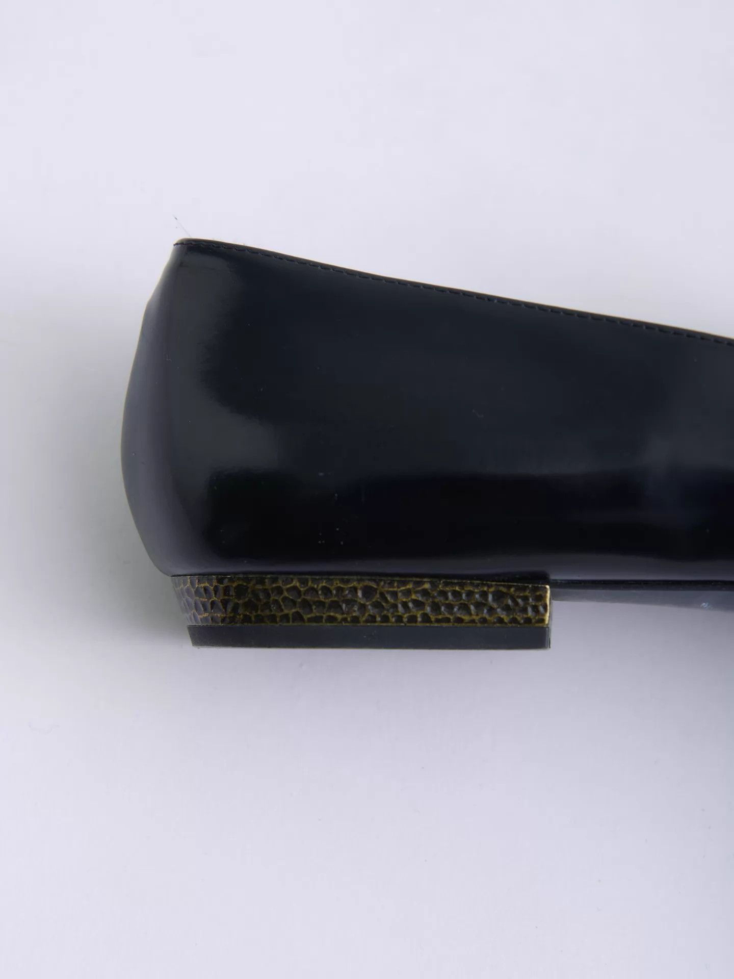 Jil Sander Jil Sander Navy Black Micro Square Toe Loafers Size US 7.5 / IT 37.5 - 5 Thumbnail
