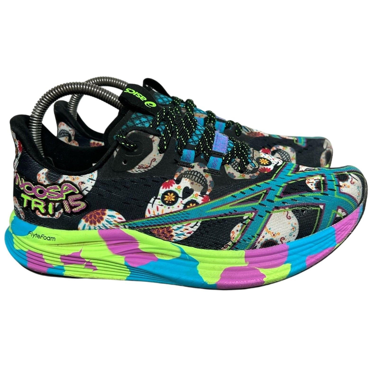 Asics Asics Noosa Tri 15 Women’s Shoes Avant Dia De Los Muertos Size US 8 / IT 38 - 2 Thumbnail