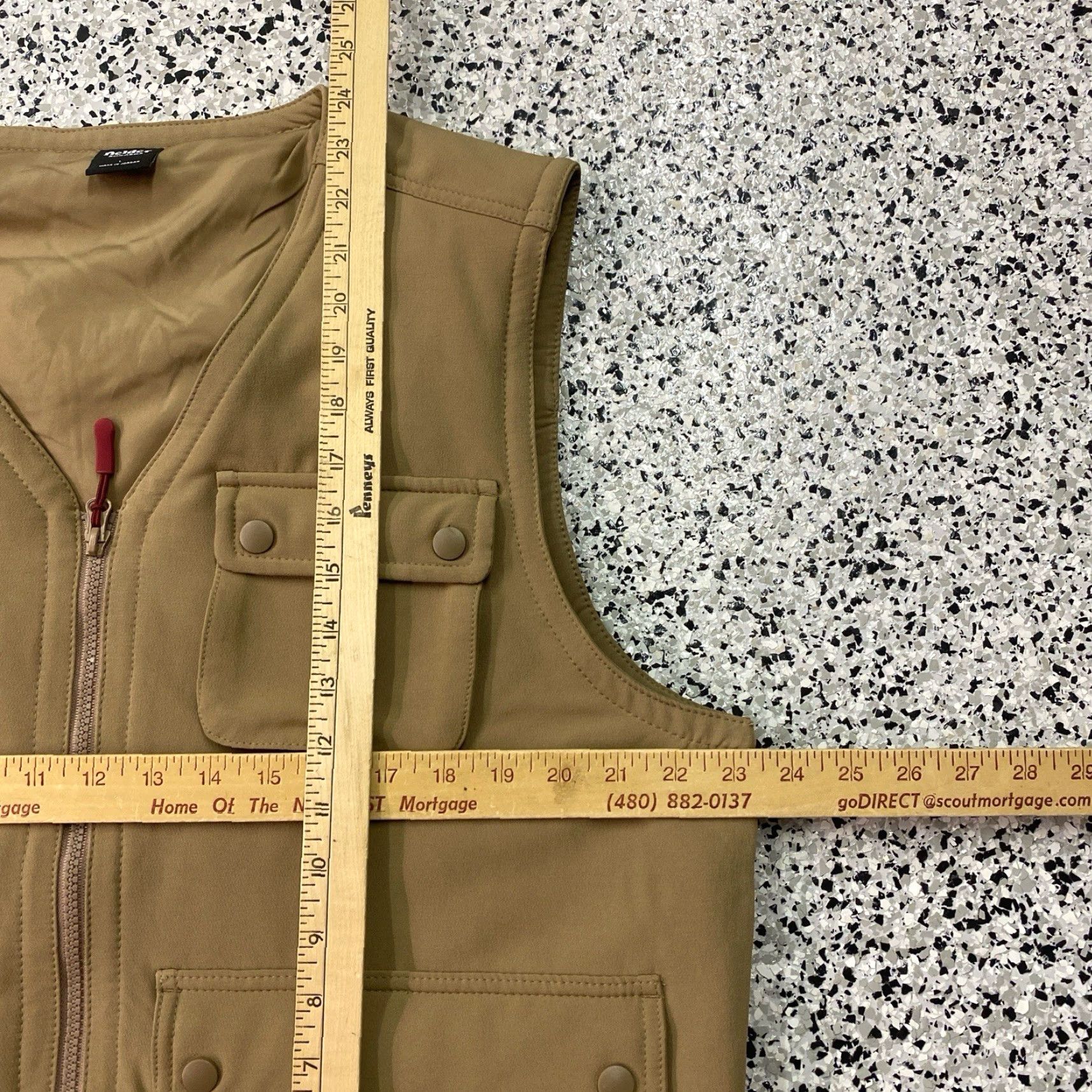Bonobos Bonobos Vest Mens Beige Outdoor Zip Up L Regular Reversible Bomber Jacket Style Outdoor Vest Size US L / EU 52-54 / 3 - 2 Thumbnail