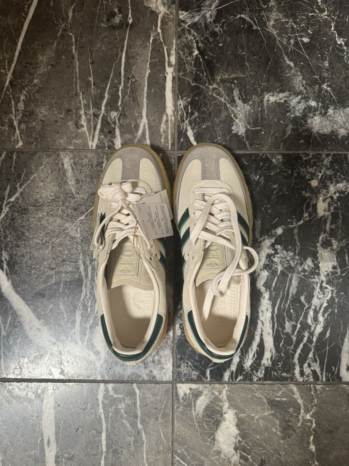adidas gazelle silver green womens The 8th Street Samba by Ronnie Fieg for adidas Originals & Clarks Orig –  Kith Europe main image 1