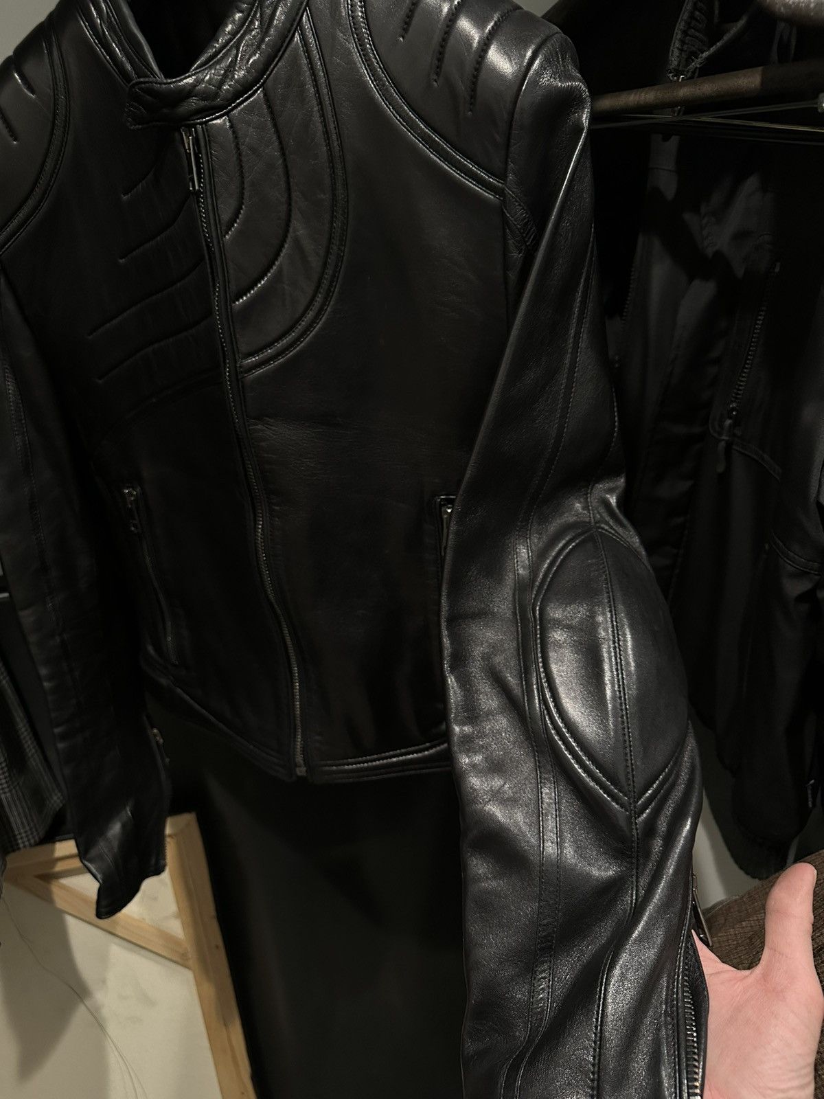 GUCCI BY TOM FORD LEATHER & FOX FUR JACKET 2003