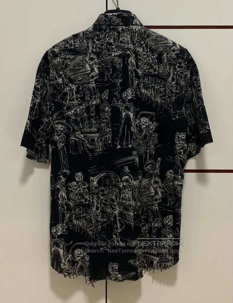 Saint Laurent Paris Saint Laurent Skull Banquet Print Short Sleeve Size US M / EU 48-50 / 2 - 2 Thumbnail
