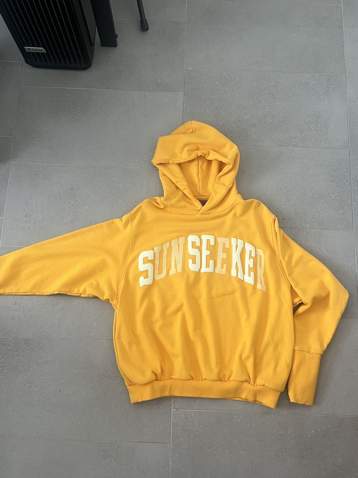 image of Cactus Plant Flea Market Sunseeker Cpfm Hoodie in Yellow, Men's (Size Small)