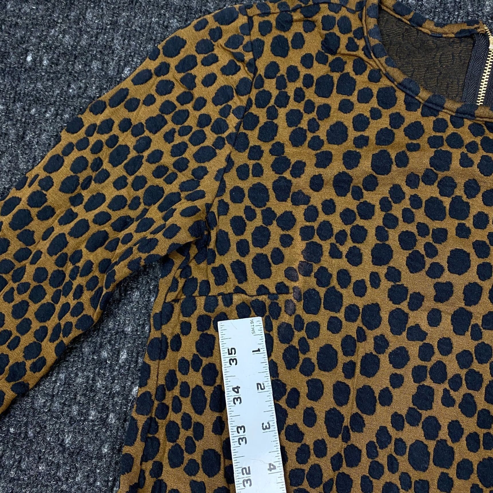 Loft LOFT Ann Taylor Leopard Print Drop Waist Mini Dress AOP Small S Womens Size S / US 4 / IT 40 - 7 Thumbnail