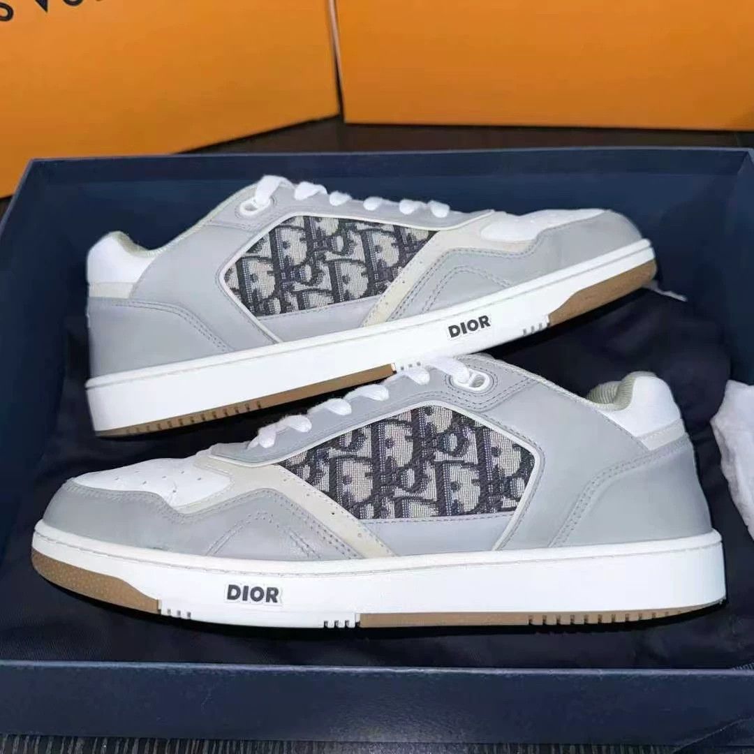 Dior Dior B27 Sneakers White Grey Size 43 Size US 10 / EU 43 - 5 Thumbnail