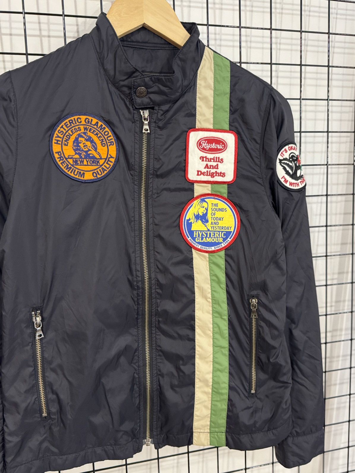 Hysteric Glamour Hysteric Glamour patchwork nylon jacket Size US S / EU 44-46 / 1 - 2 Thumbnail