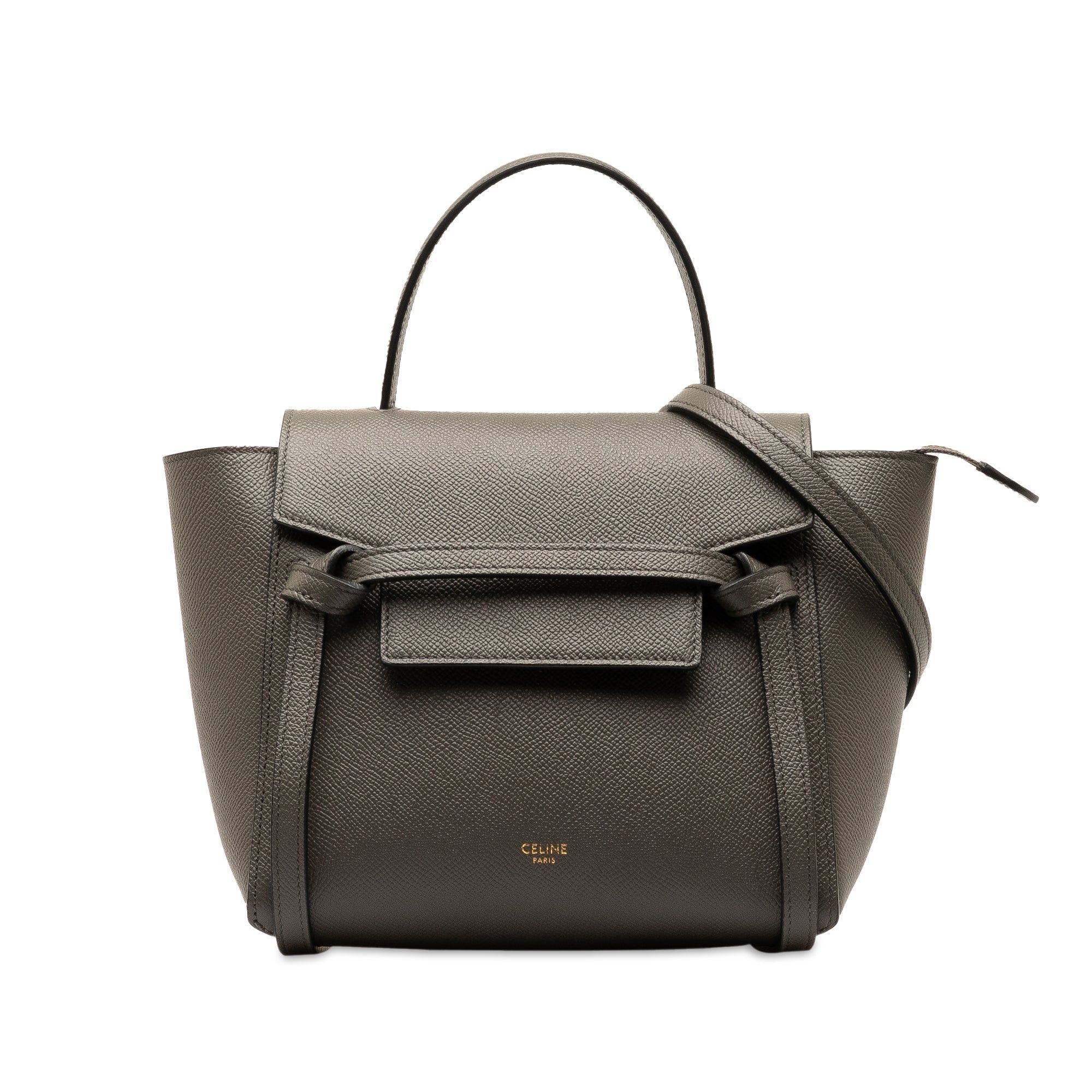 image of Celine Nano Belt Bag in Grey, Women's