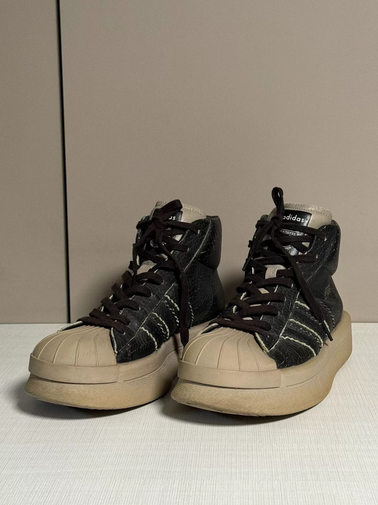 Rick Owens rick owens adidas thick sole shell shoes Size US 9 / EU 42 - 1 Thumbnail