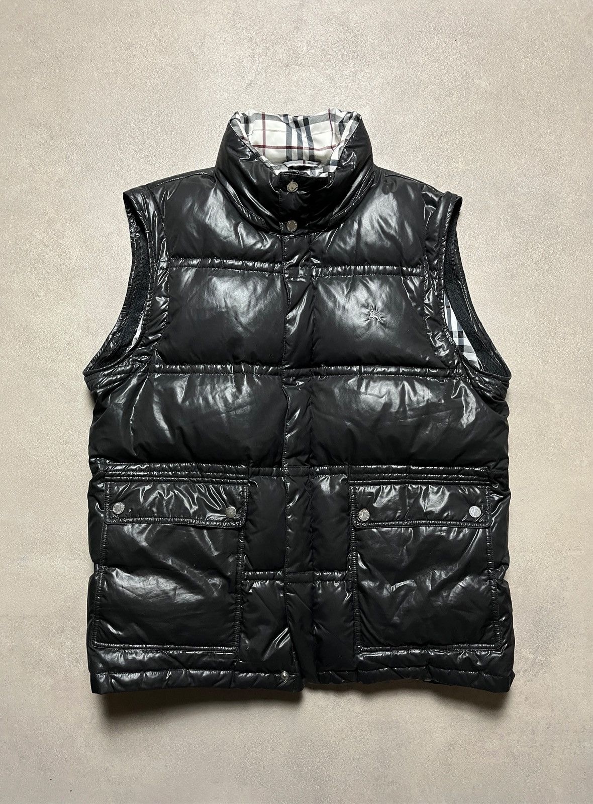 Burberry Vintage Burberry Black Label Japanese 2 in 1 Down Jacket Size US L / EU 52-54 / 3 - 7 Thumbnail