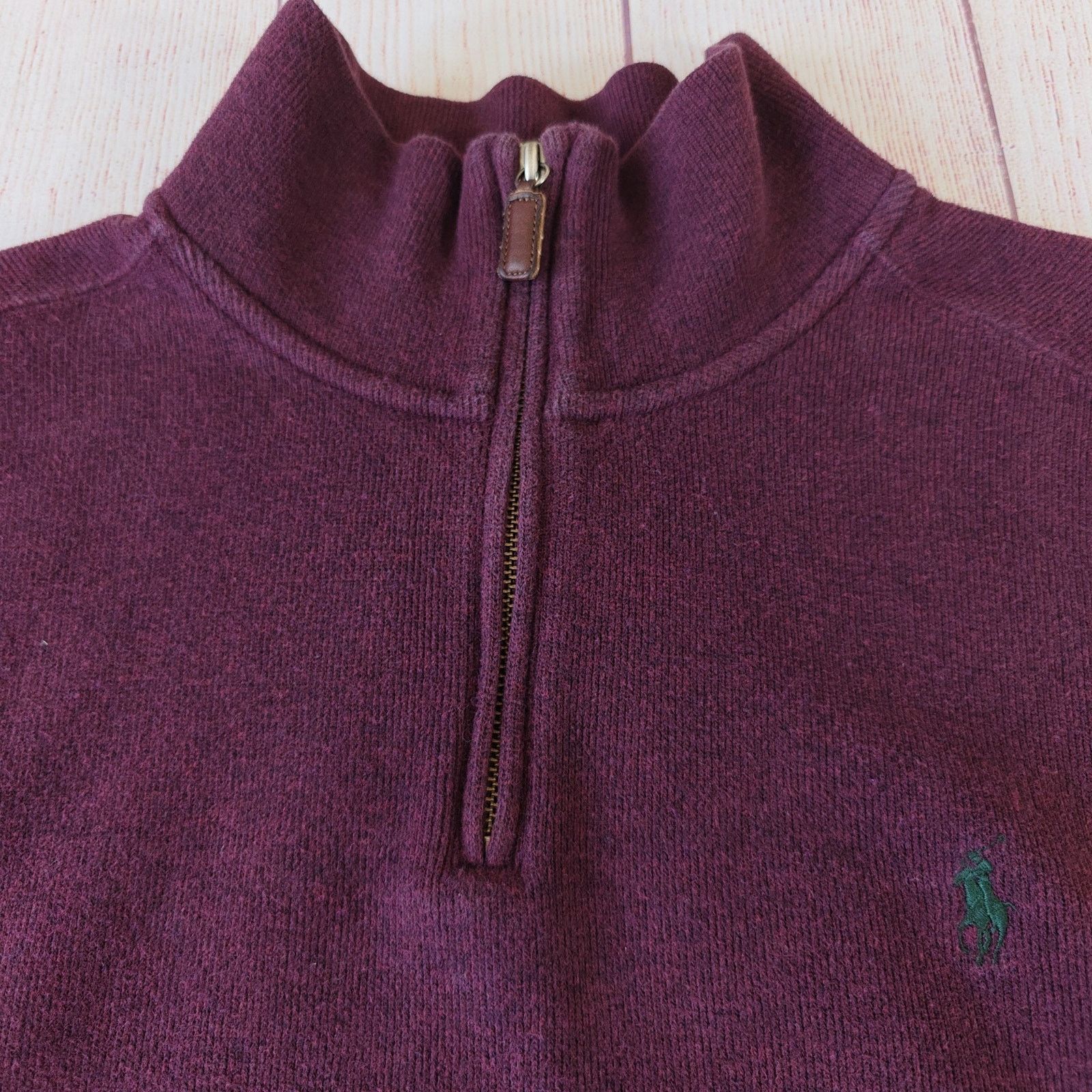 Polo Ralph Lauren Vintage Y2K Polo by Ralph Lauren 1/4 zip knit pullover top L Size US L / EU 52-54 / 3 - 3 Thumbnail