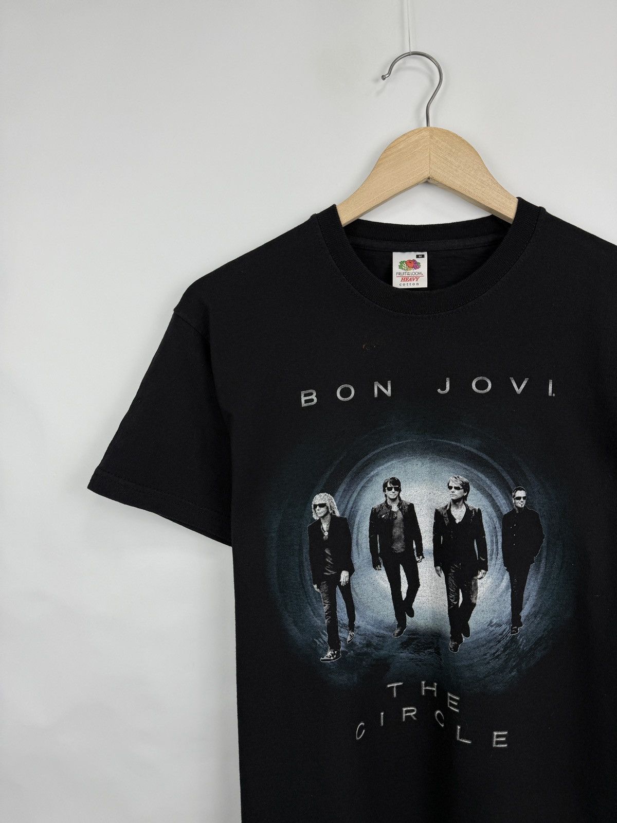 Bon Jovi 🇺🇸 Vintage 2010 Bon Jovi The Circle Tour T-Shirt Sambora Size US M / EU 48-50 / 2 - 4 Thumbnail