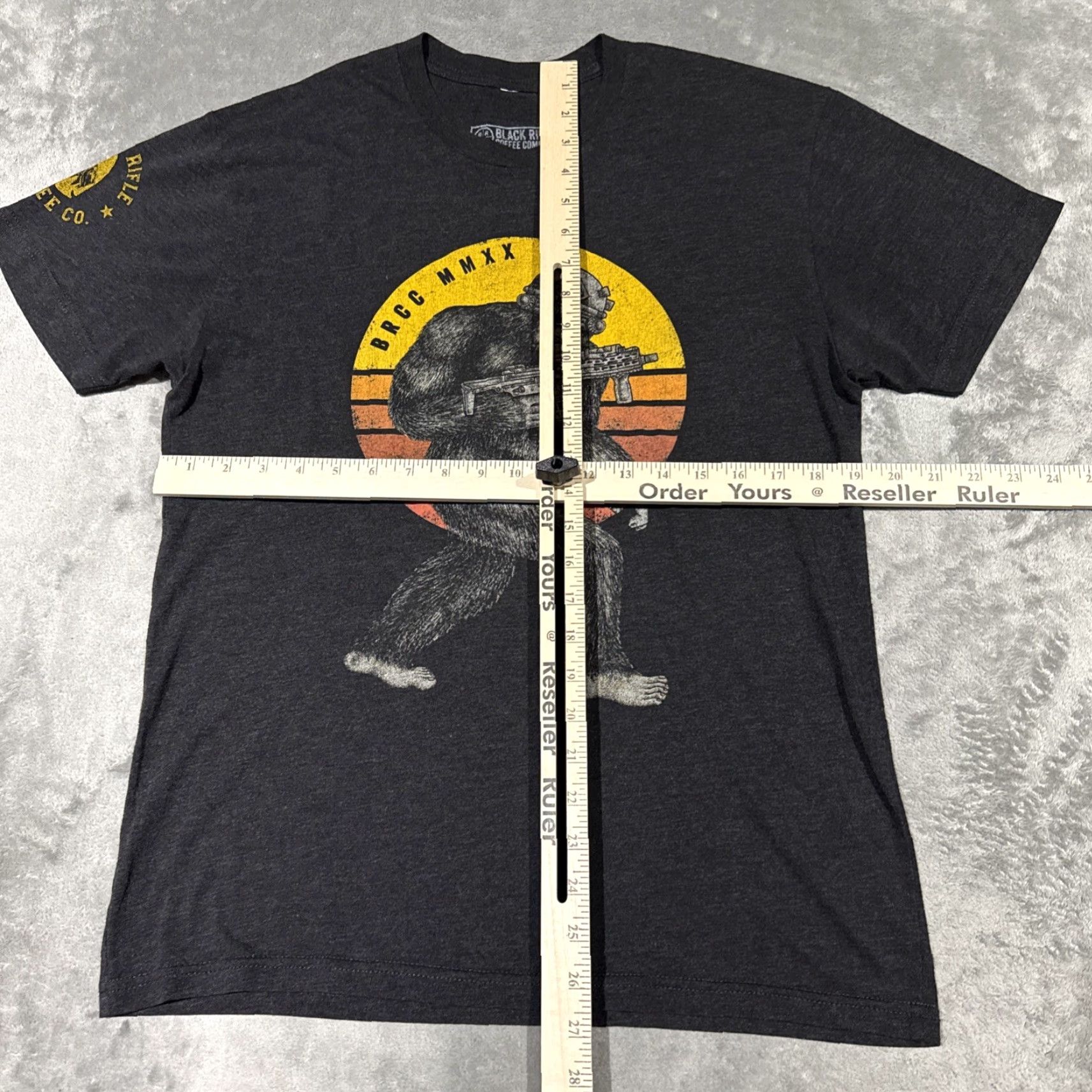 Vintage BRCC Black Rifle Coffee Company T Shirt Size Medium Gray Combat Sasquatch Men Short Sleeve Crew Neck Shirt Size US M / EU 48-50 / 2 - 4 Thumbnail
