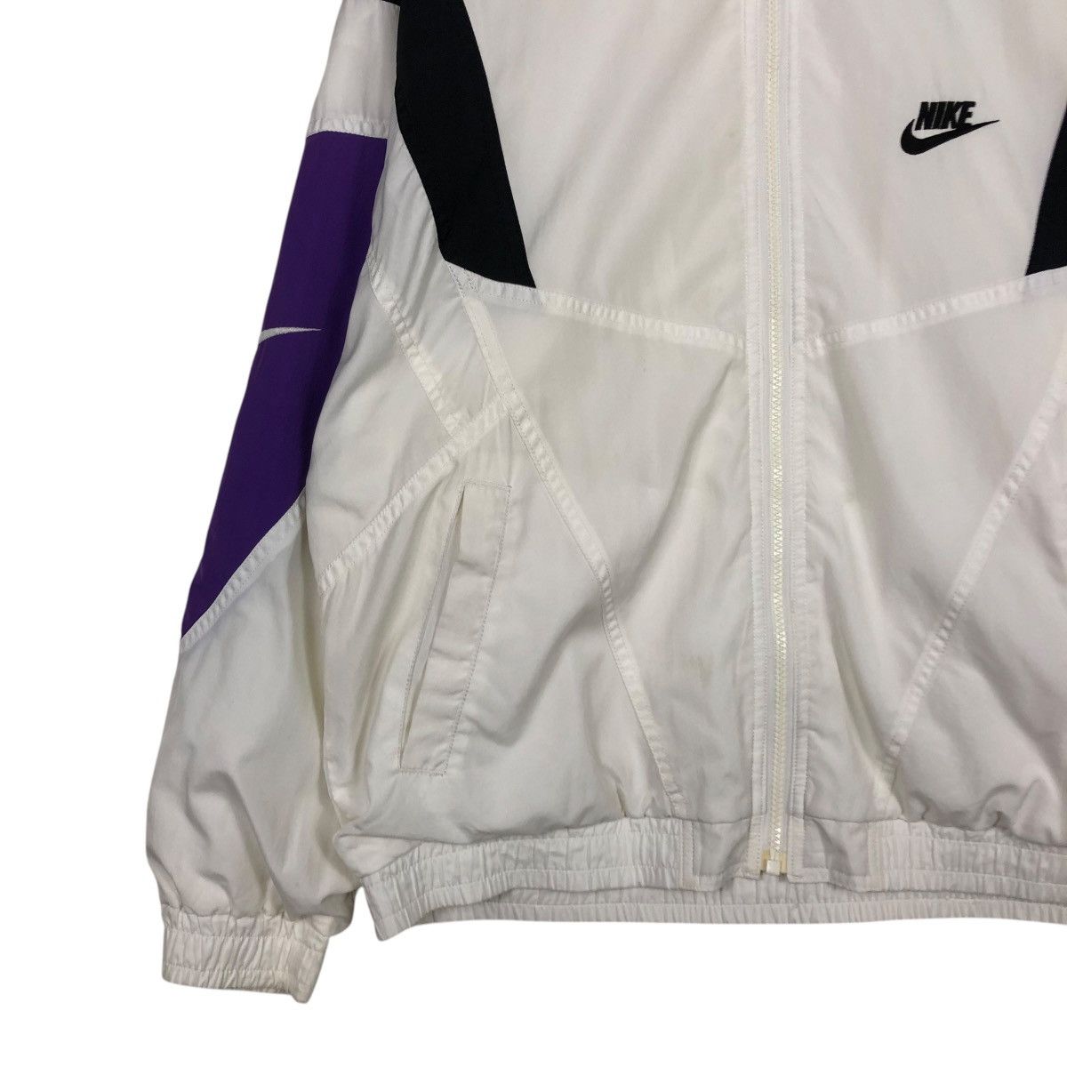 Nike 🔥VINTAGE ZIPPER JACKET NIKE BIG SWOOSH LOGO Size US M / EU 48-50 / 2 - 6 Thumbnail
