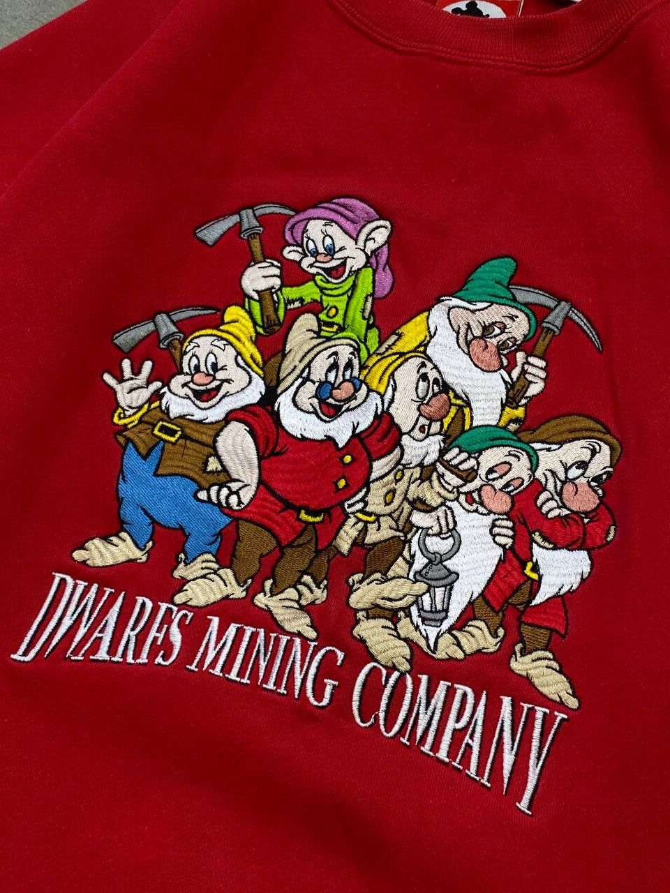 Mickey Inc Vintage Mickey Inc. Disney Dwarfs Mining Company Sweatshirt Size US L / EU 52-54 / 3 - 8 Thumbnail
